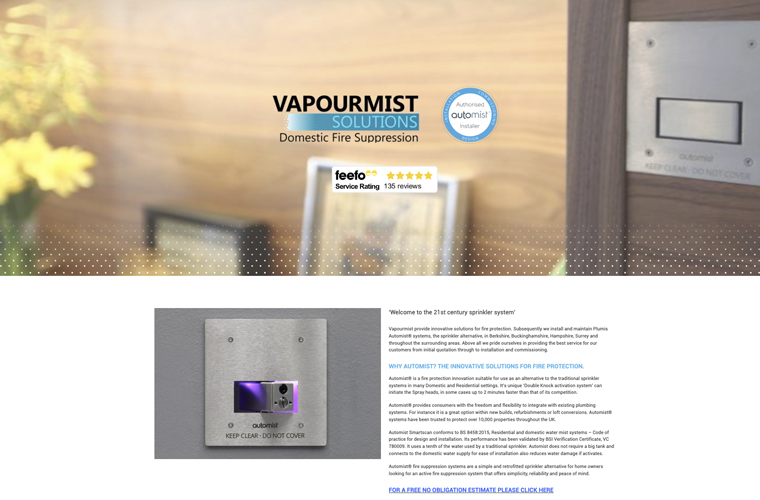 Vapourmist Solutions project image.