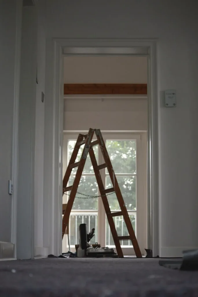 Carefree Construction website showcasing tailored building service branding and layout.
